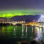 Northern Lights the Skies Above Metro Vancouver