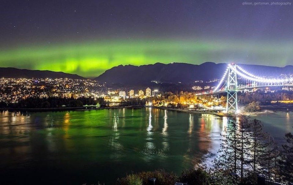 nothern lights vancouver viewing october 2023