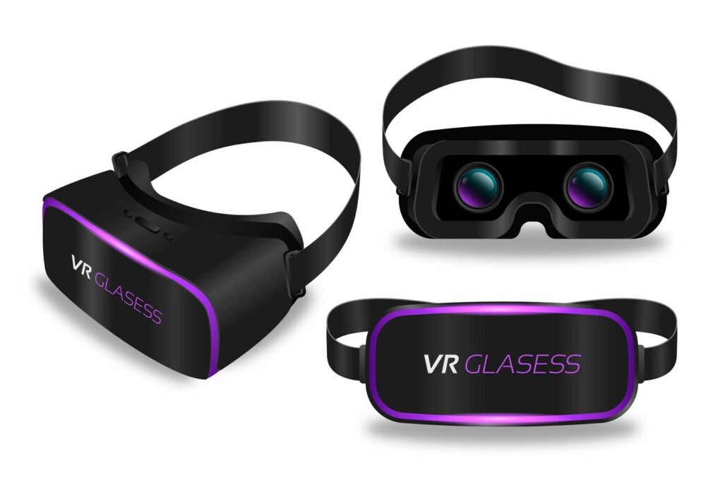 set realistic virtual reality headset 52683 52904